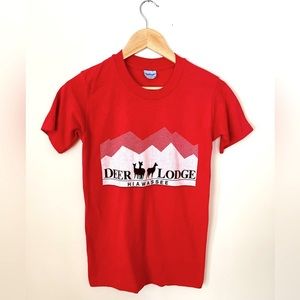 Rad small Vintage 50/50 Tee w/silk screen graphic.